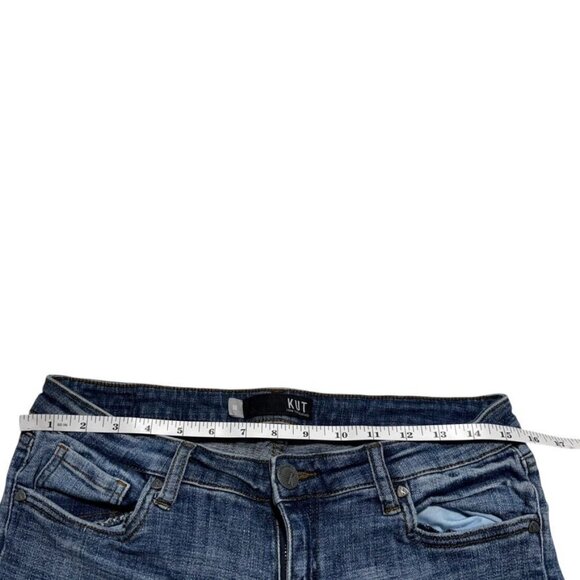 Kut From The Kloth Amy Cropped Straigh Leg Jeans Size 10 - Picture 5 of 9